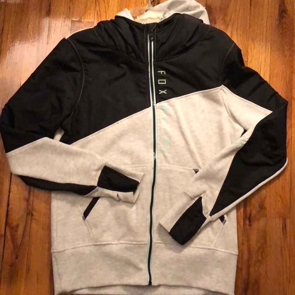 Fox racing zip up hoodie
